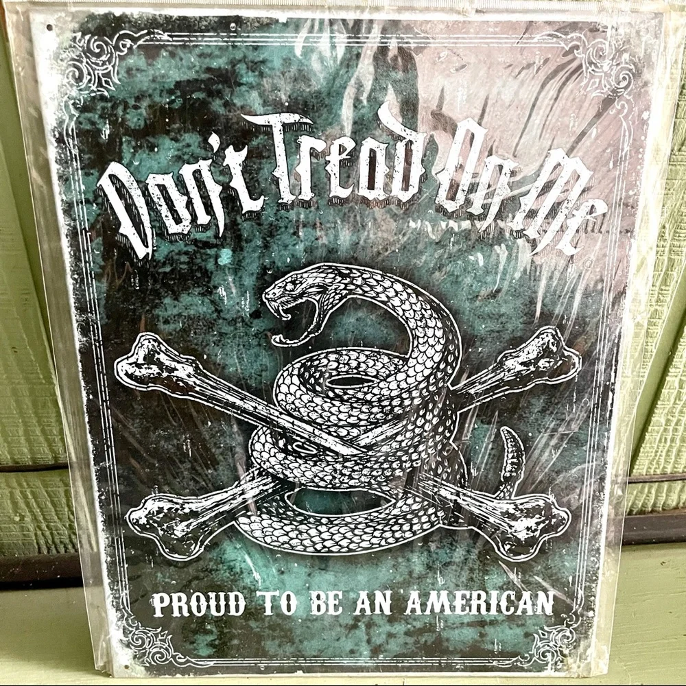 NEW Don’t Tread On Me Metal Sign